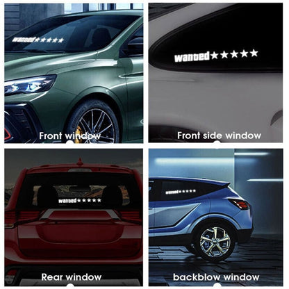 EL Luminous Car Stickers Cold Light Car Stickers Car Luminous Pattern Decoration(Tik Tok) - Decorative Sticker by buy2fix | Online Shopping UK | buy2fix