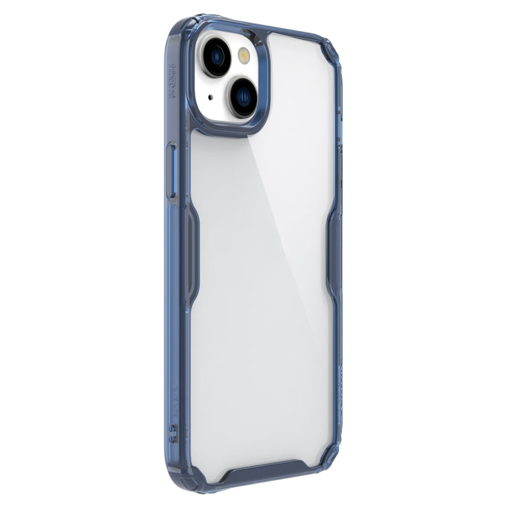 For iPhone 15 Plus NILLKIN Ultra Clear  PC + TPU Phone Case(Blue) - iPhone 15 Plus Cases by NILLKIN | Online Shopping UK | buy2fix