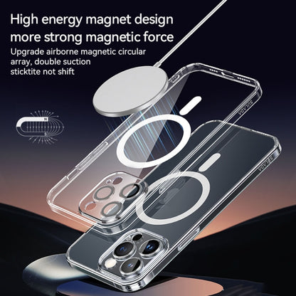 For iPhone 15 Pro Max SULADA Jingpin Series MagSafe All-inclusive Lens Electroplated TPU Phone Case(Transparent) - iPhone 15 Pro Max Cases by SULADA | Online Shopping UK | buy2fix