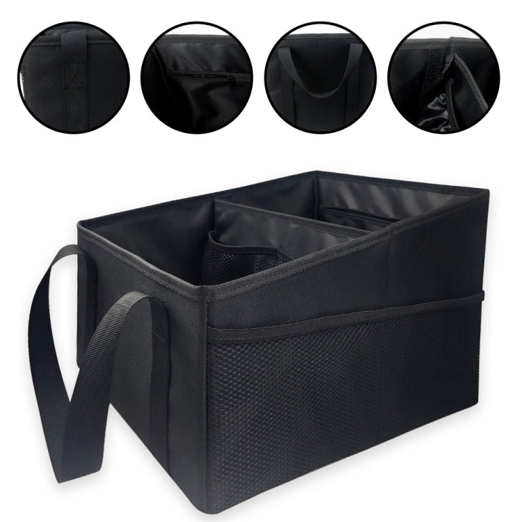 Oxford Cloth Multifunctional Foldable Large Capacity Car Trunk Storage Box(Black) - Stowing Tidying by buy2fix | Online Shopping UK | buy2fix