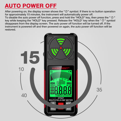 HABOTEST HT627 Electromagnetic Radiation Detector - Radiation Detector by HABOTEST | Online Shopping UK | buy2fix