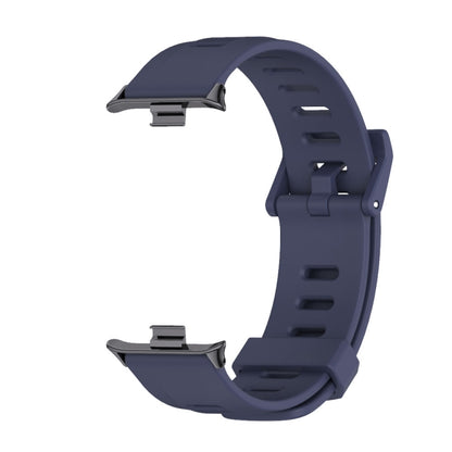 For Xiaomi Smart Band 9 Pro / 8 Pro Mijobs Flat Hole Breathable Silicone Watch Band(Midnight Blue+Black) - Watch Bands by MIJOBS | Online Shopping UK | buy2fix