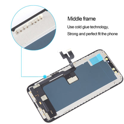 For iPhone XS in-cell LCD Screen with Digitizer Full Assembly - LCD Related Parts by buy2fix | Online Shopping UK | buy2fix