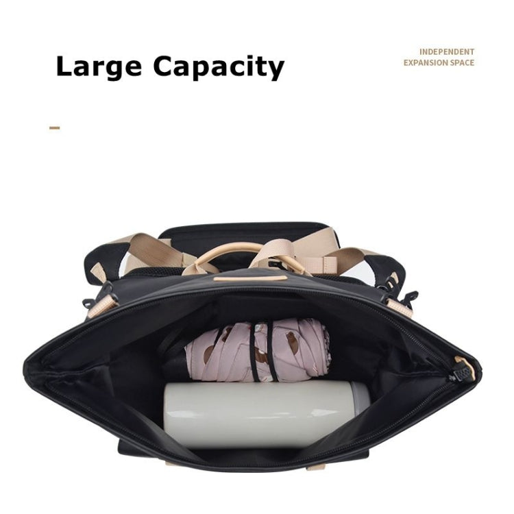 Cwatcun D90 Contrast Color Single Shoulder Camera Bag Outdoor Camera Bag Professional Crossbody Handbag, Size:30.5 x 19 x 20cm Large(Black) - Strap Satchel by Cwatcun | Online Shopping UK | buy2fix