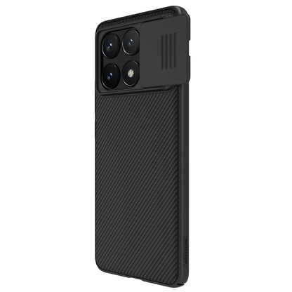 For Xiaomi Redmi K70E / Poco X6 Pro 5G NILLKIN Black Mirror Series Camshield PC Phone Case(Black) - K70E Cases by NILLKIN | Online Shopping UK | buy2fix