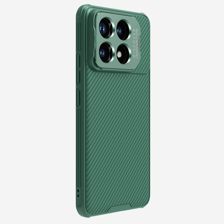 For Xiaomi Redmi K70/K70 Pro NILLKIN Black Mirror Prop CD Texture Mirror Precise Hole Phone Case(Green) - K70 Pro Cases by NILLKIN | Online Shopping UK | buy2fix