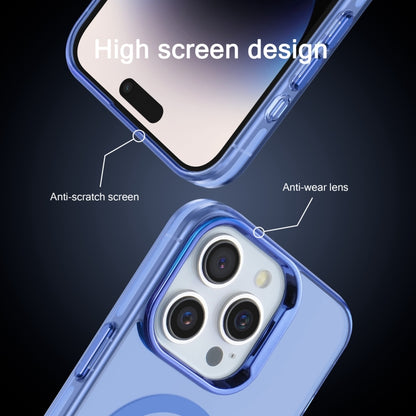 For iPhone 13 Pro Max Electroplated IMD Magsafe PC Hybrid TPU Phone Case(Blue) - iPhone 13 Pro Max Cases by buy2fix | Online Shopping UK | buy2fix