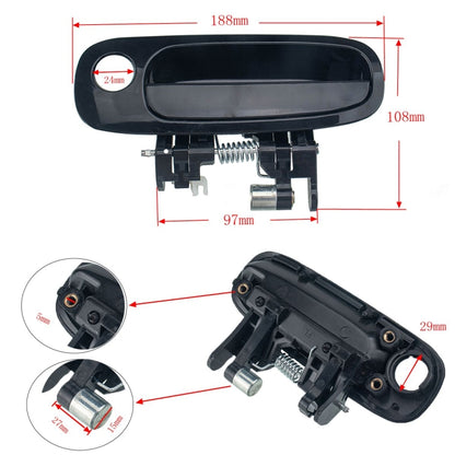 Car Left Front Door Outside Handle 69220-02030 for Toyota Corolla 1998-2002 - In Car by buy2fix | Online Shopping UK | buy2fix