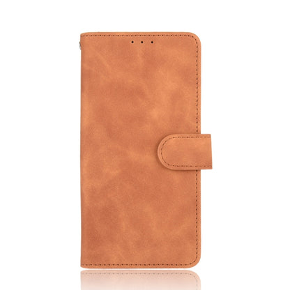 For iPod Touch 6 & 5 Solid Color Skin Feel Magnetic Buckle Horizontal Flip Calf Texture PU Leather Case with Holder & Card Slots & Wallet(Brown) - More iPhone Cases by buy2fix | Online Shopping UK | buy2fix