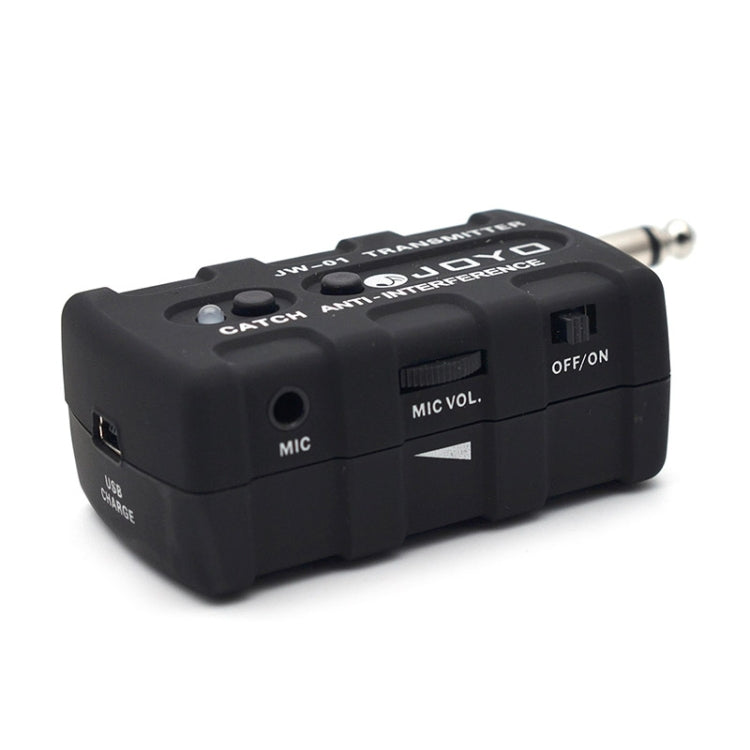 JOYO JW-01 Low Noise Portability Guitar Wireless Audio Transmitter Audio Receiver, Plug:EU Plug(Black) - String Instrument Accessories by JOYO | Online Shopping UK | buy2fix