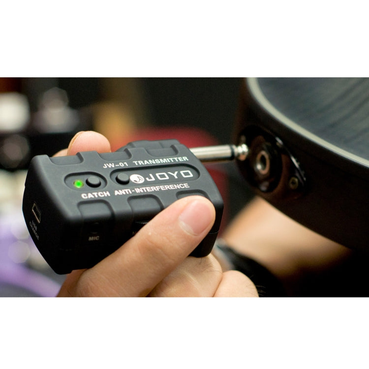 JOYO JW-01 Low Noise Portability Guitar Wireless Audio Transmitter Audio Receiver, Plug:EU Plug(Black) - String Instrument Accessories by JOYO | Online Shopping UK | buy2fix