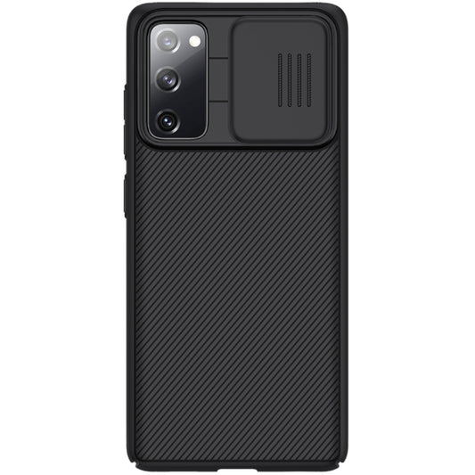 For Samsung Galaxy S20 FE NILLKIN Black Mirror Series PC Camshield Full Coverage Dust-proof Scratch Resistant Phone Case(Black) - Samsung Accessories by NILLKIN | Online Shopping UK | buy2fix