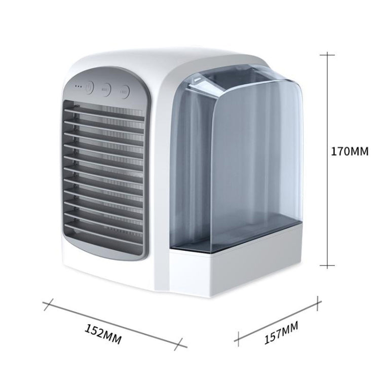 WT-F10 Portable European Style Water-cooled Fan (Grey) - Consumer Electronics by buy2fix | Online Shopping UK | buy2fix