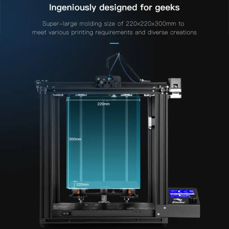 CREALITY Ender-5 Pro Silent Mainboard Double Y-axis DIY 3D Printer, Print Size : 22 x 22 x 30cm, UK Plug - 3D Printer by Creality | Online Shopping UK | buy2fix