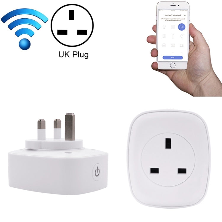 Sonoff 10A WiFi Remote Control Smart Power Socket Works with Amazon Alexa & Google Assistant, AC 85-265V (White) - Consumer Electronics by Sonoff | Online Shopping UK | buy2fix