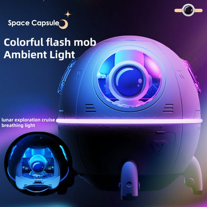 Lunar Type-C Desktop Humidifier Ambient Lamp (Purple) - Dehumidifiers by buy2fix | Online Shopping UK | buy2fix
