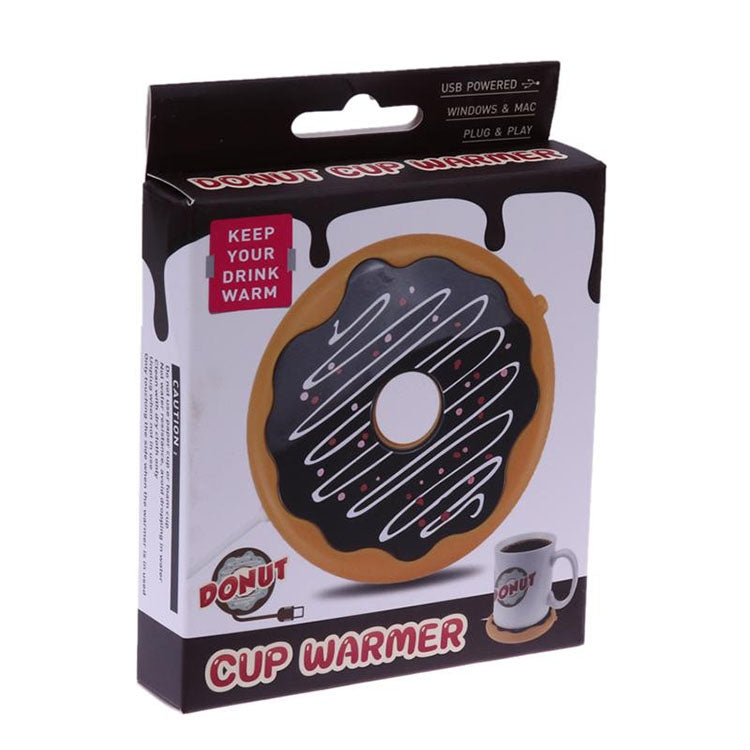 Donut Design USB Power Cable Desktop Mug Cup Warmer Tea Coffee Drinks Heating Mat Pad - Consumer Electronics by buy2fix | Online Shopping UK | buy2fix