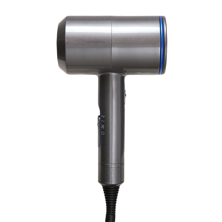 High-power 2000W Anionic Cold Hot Air Constant Temperature Hair Dryer, EU Plug(Grey+Blue) - Home & Garden by buy2fix | Online Shopping UK | buy2fix