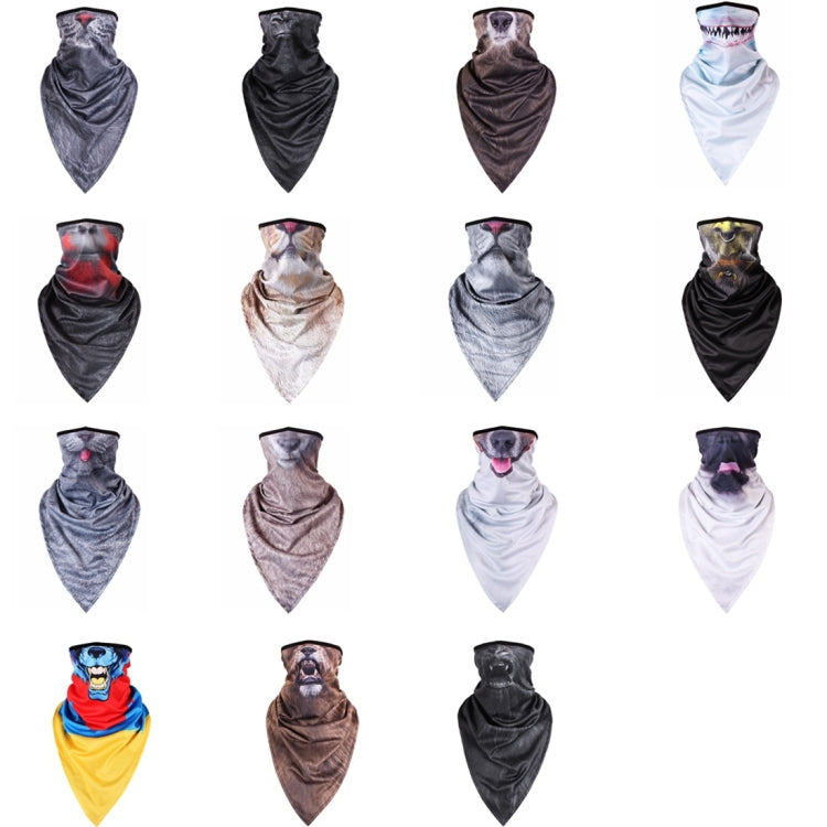 Multifunction Outdoor Windproof Triangle Towel Animal Mask Hood - Protective Helmet & Masks by buy2fix | Online Shopping UK | buy2fix