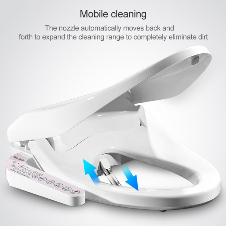 U Shape Multi-function Bathroom Automatic Cleaning Heating Intelligent Flush Toilet Cleaner Cover - Consumer Electronics by buy2fix | Online Shopping UK | buy2fix