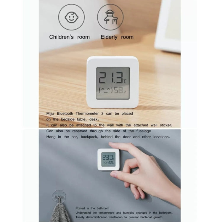 Original Xiaomi Mijia Bluetooth Temperature and Humidity Thermometer 2 - Thermostat & Thermometer by Xiaomi | Online Shopping UK | buy2fix