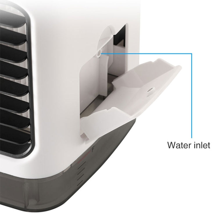 Mini Desktop Cooling Fan Humidifier Air Conditioning Fan Moisturizing Spray Fan(White) - Consumer Electronics by buy2fix | Online Shopping UK | buy2fix