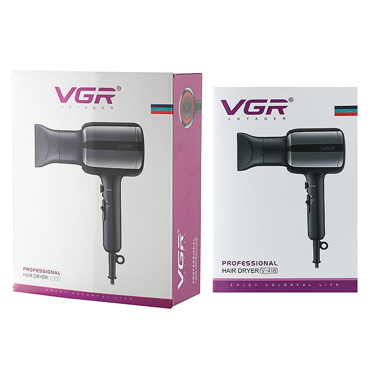 VGR V-418 2000W Negative Ion Hair Dryers with 6 Gear Adjustment, Plug Type: EU Plug - Hair Dryers & Accessories by VGR | Online Shopping UK | buy2fix