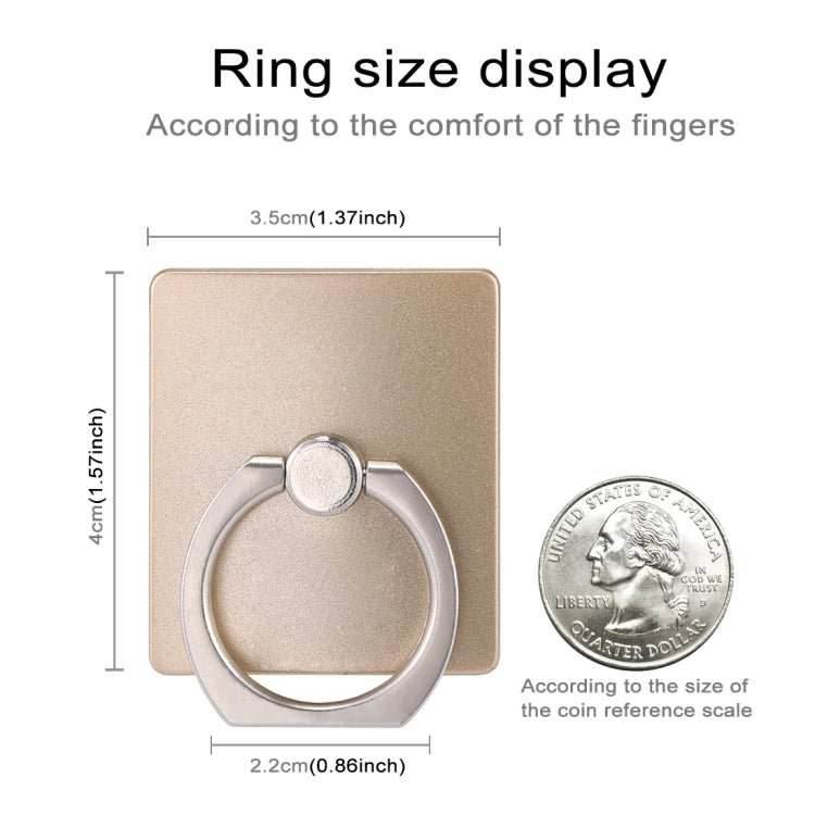 [HK Warehouse] 360 Degrees Rotation Ring Phone Holder(Gold) - Ring Holder by buy2fix | Online Shopping UK | buy2fix