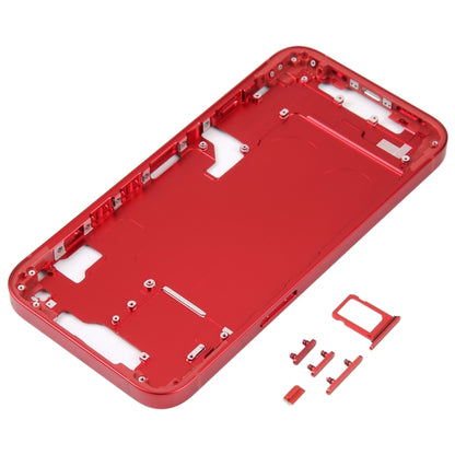 For iPhone 14 Middle Frame with Side Keys (Red) - Repair & Spare Parts by buy2fix | Online Shopping UK | buy2fix