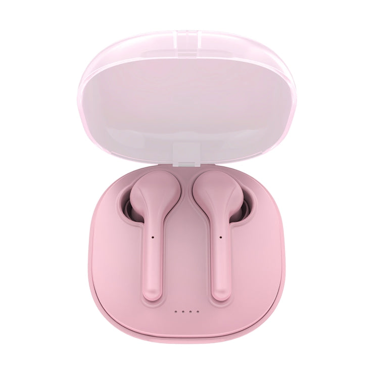 K88 Bluetooth 5.0 TWS Touch Binaural Wireless Stereo Sports Bluetooth Earphone with Charging Box(Pink) - TWS Earphone by buy2fix | Online Shopping UK | buy2fix