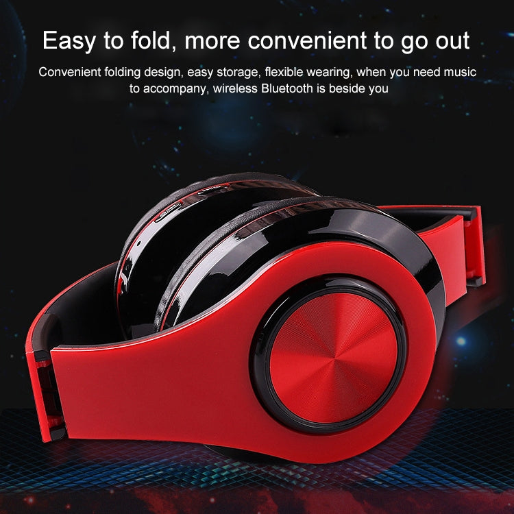 B39 Wireless Bluetooth V5.0 Headset (Red) - Headset & Headphone by buy2fix | Online Shopping UK | buy2fix