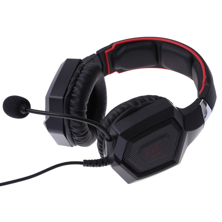 ONIKUMA K8 Over Ear Bass Stereo Surround Gaming Headphone with Microphone & LED Lights(Red) - Multimedia Headset by ONIKUMA | Online Shopping UK | buy2fix