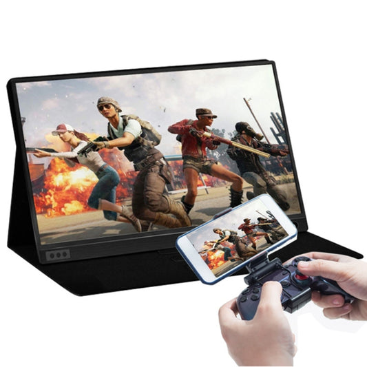 15.6 inch 1080P 178 Degree Wide Angle HD Portable Display Device for Desktop Computer / Game Console / Simultaneous Screen / PS4 / PS3 / XBox, with Mini HDMI & Micro USB & 2 USB-C / Type-C Interfaces - Consumer Electronics by buy2fix | Online Shopping UK | buy2fix