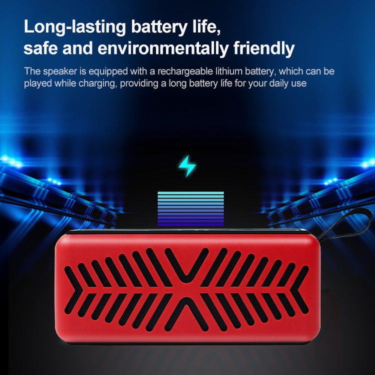 EBS-039 Portable Retro Card Single Speaker Mini Wireless Bluetooth Speaker (Blue) - Mini Speaker by buy2fix | Online Shopping UK | buy2fix