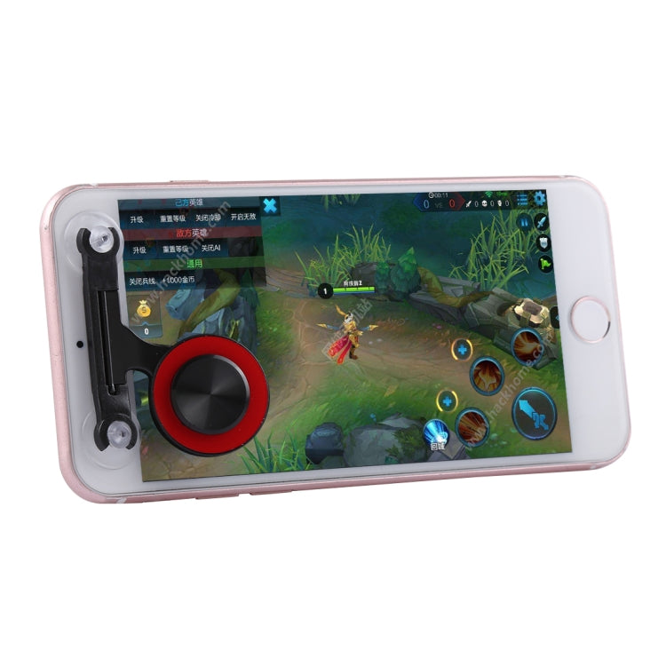 Q9 Direct Mobile Games Joystick Artifact Hand Travel Button Sucker for iPhone, Android Phone, Tablet(Red) - Handle Shooter by buy2fix | Online Shopping UK | buy2fix