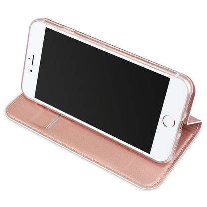 DUX DUCIS Skin Pro Series Leather Case for iPhone SE 2022 / SE 2020 / 8 / 7(Rose Gold) - More iPhone Cases by DUX DUCIS | Online Shopping UK | buy2fix