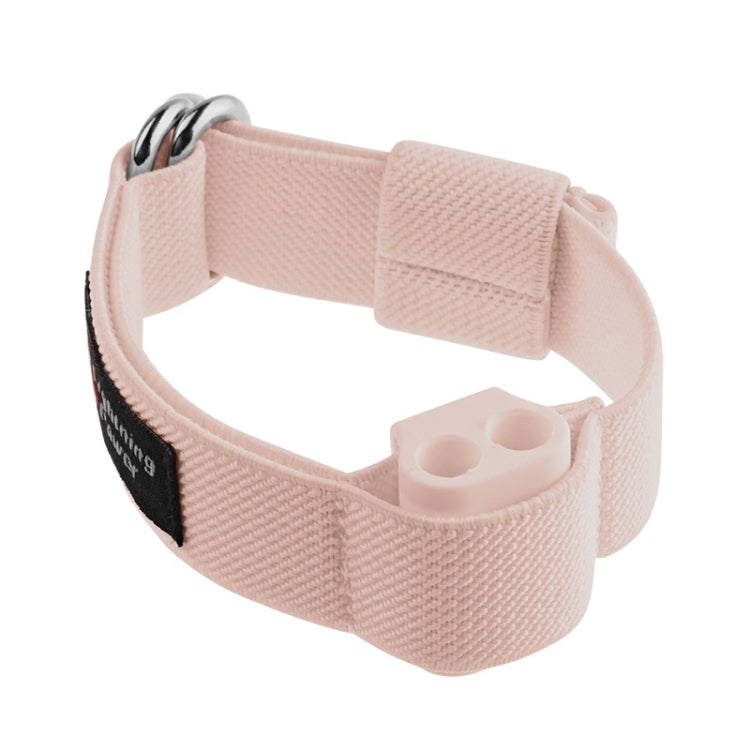 Outdoor Sport Anti-lost Wireless Earphone Holder Case Storage Rack Wrist Band Strap for Apple AirPods 1 / 2(Pink) - Apple Accessories by buy2fix | Online Shopping UK | buy2fix