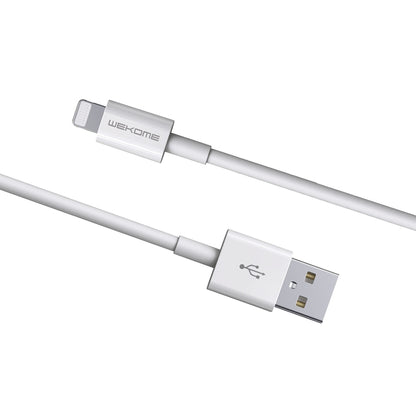 WK WDC-117 3A 8 Pin Fast Charging Charging Cable, Length: 1.2m (White) - Normal Style Cable by WK | Online Shopping UK | buy2fix