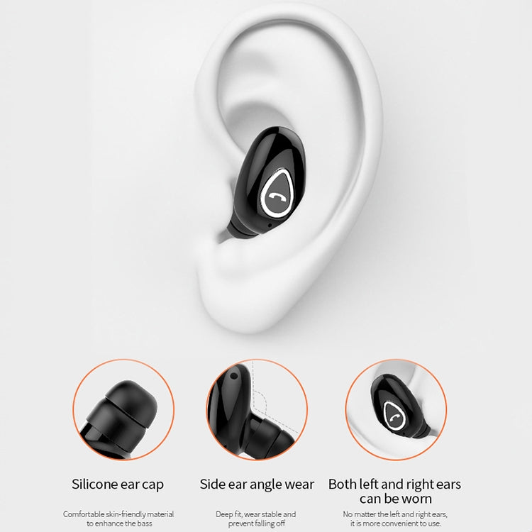 YX01 Sweatproof Bluetooth 4.1 Wireless Bluetooth Earphone, Support Memory Connection & HD Call (Black) - Bluetooth Earphone by buy2fix | Online Shopping UK | buy2fix