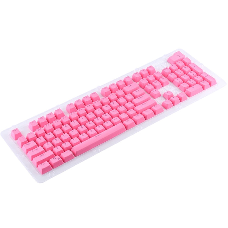 104 Keys Double Shot PBT Backlit Keycaps for Mechanical Keyboard(Pink) - Silicone / Sticker by buy2fix | Online Shopping UK | buy2fix