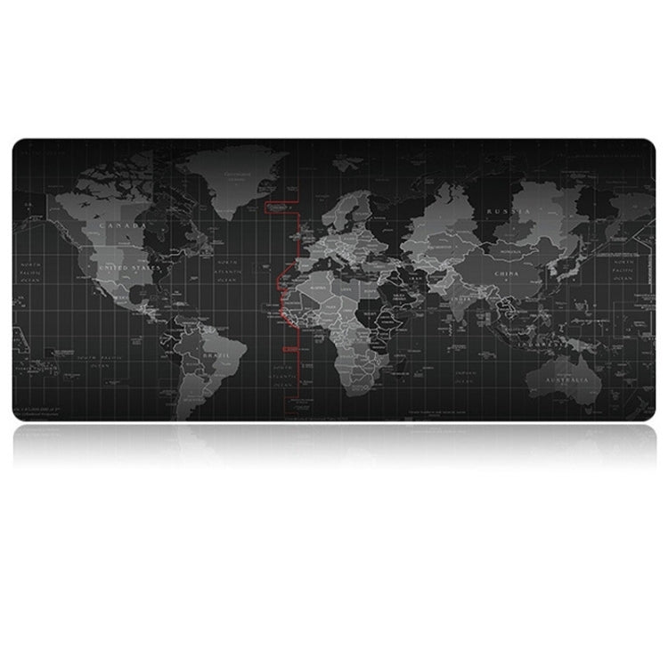 Extended Large Anti-Slip World Map Pattern Soft Rubber Smooth Cloth Surface Game Mouse Pad Keyboard Mat, Size: 100 x 50cm - Mouse Pads by buy2fix | Online Shopping UK | buy2fix