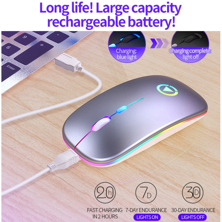 YINDIAO A2 2.4GHz 1600DPI 3-modes Adjustable Wireless Silent Mouse, Battery Powered(Rose Gold) - Computer & Networking by YINDIAO | Online Shopping UK | buy2fix