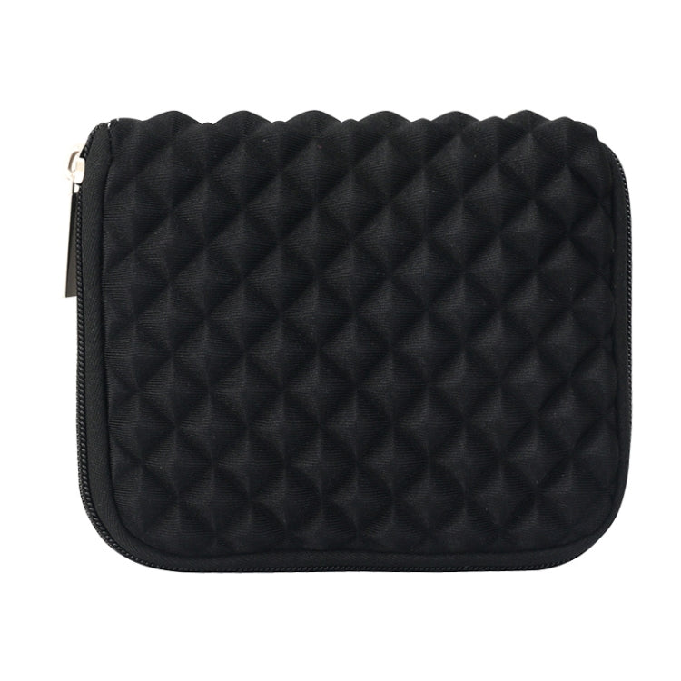 Diamond Texture Laptop Power Bag, Size: 16 x 13 x 1.5cm (Black) - Other by buy2fix | Online Shopping UK | buy2fix