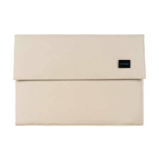 POFOKO E200 Series Polyester Waterproof Laptop Sleeve Bag for 13.3 inch Laptops(Beige) -  by POFOKO | Online Shopping UK | buy2fix