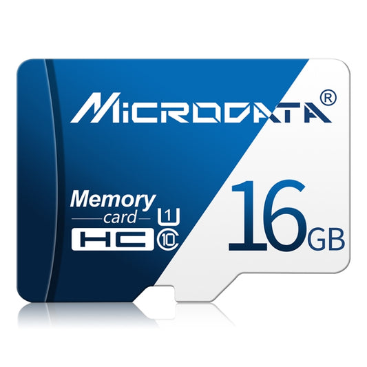 MICRODATA 16GB U1 Blue and White TF(Micro SD) Memory Card - Micro SD Card by MiCRODATA | Online Shopping UK | buy2fix