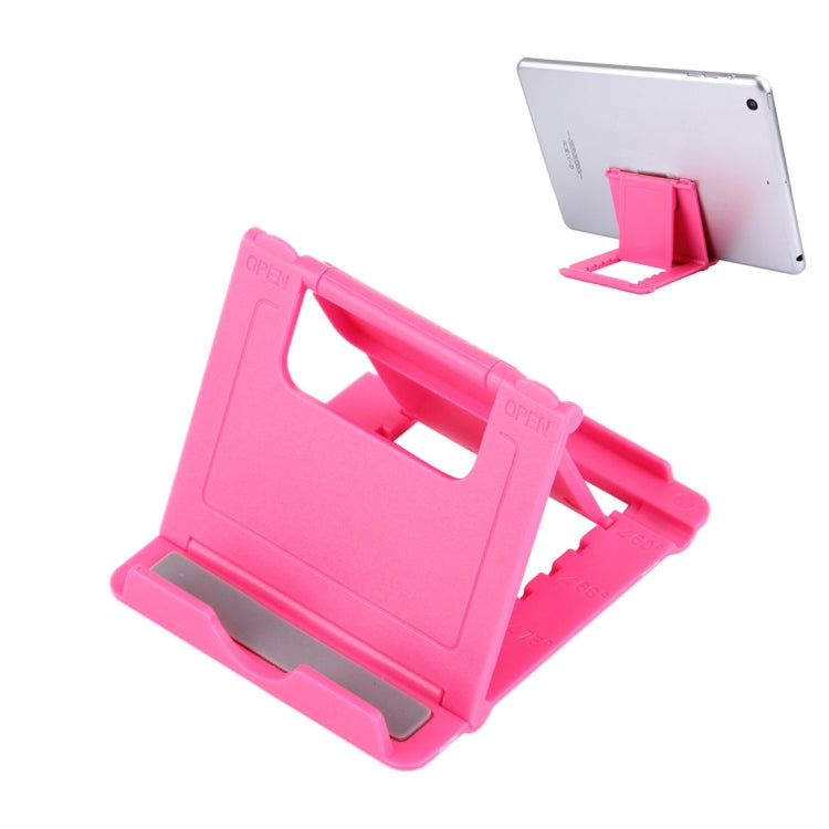 Universal Foldable Mini Phone Holder Stand, Size: 8.3 x 7.1 x 0.7 cm, For iPhone, Samsung, Huawei, Xiaomi, HTC and Other Smartphone, Tablets(Pink) - Desktop Holder by buy2fix | Online Shopping UK | buy2fix