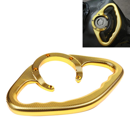 MT07 Modified CNC Fuel Tank Handrail MT09 Universal Fuel Tank Cap Handrail for Yamaha Series(Gold) - Others by buy2fix | Online Shopping UK | buy2fix