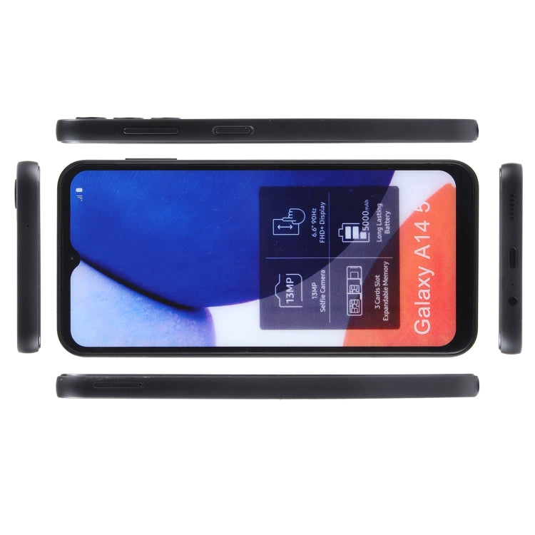 For Samsung Galaxy A14 5G Color Screen Non-Working Fake Dummy Display Model(Black) - For Galaxy by buy2fix | Online Shopping UK | buy2fix