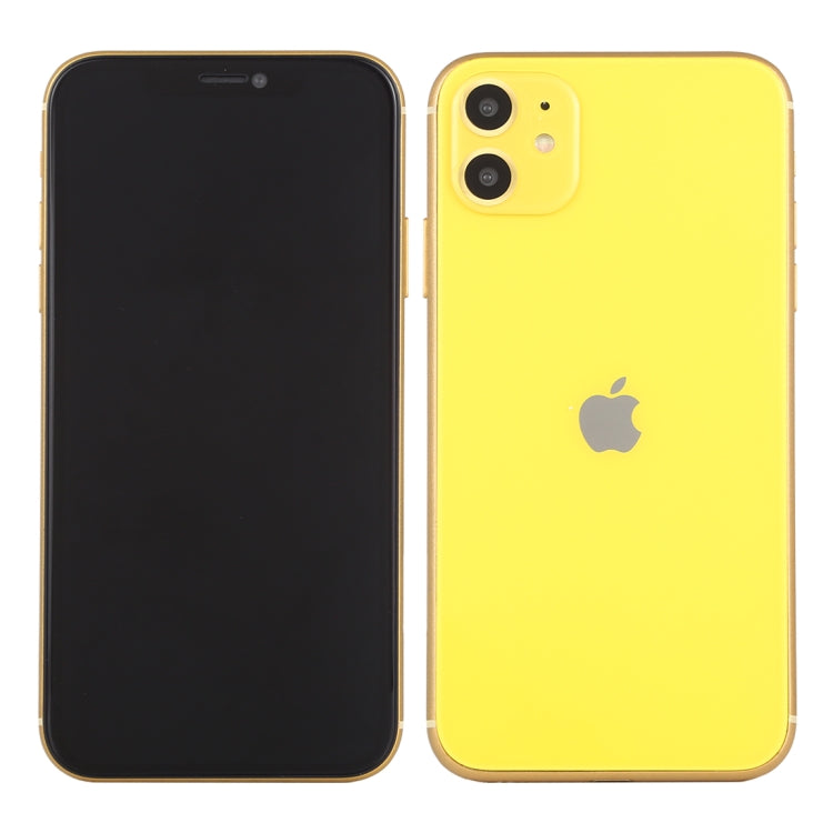 For iPhone 11 Black Screen Non-Working Fake Dummy Display Model (Yellow) - For iPhone & iPad by buy2fix | Online Shopping UK | buy2fix