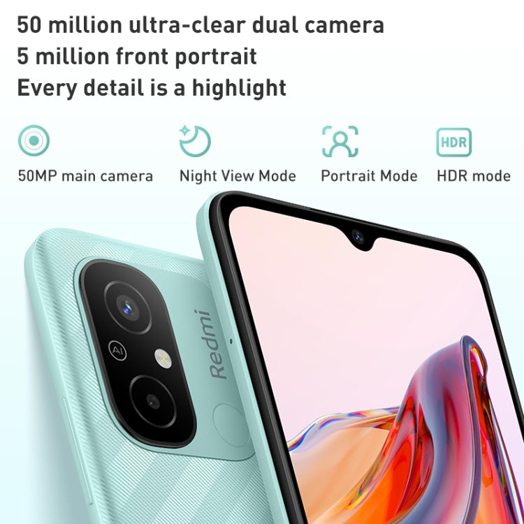 Xiaomi Redmi 12C, 50MP Camera, 4GB+128GB, 5000mAh Battery, Face ID & Fingerprint Identification, 6.71 inch MIUI 13 MediaTek Helio G85 Octa Core up to 2.0GHz, Network: 4G, Dual SIM, Not Support Google Play(Blue) - Xiaomi Redmi by Xiaomi | Online Shopping UK | buy2fix